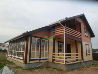 понарамный дом из бруса
